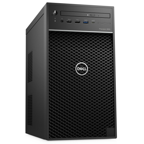 Рабочая станция DELL PRECISION T3650/ PRECISION T3650 MT/Core i9-11900/16(2*8)GB DDR4 UDIMM/1TB SSD/Nvidia QuadroRTX 4000 (8GB DDR6)/DVD-RW/WiFi/BT/SD/keyb+mice/Win10 Pro+W11 Pro license/PSU 550W/3Y PS фото 3