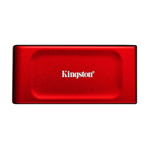 Твердотельный накопитель/ Kingston External SSD XS1000R BOC, 2000GB, Type-C/ A, USB 3.2 Gen 2, R/ W 1050/ 1000MB/ s, 70x33x14mm, 69g., Red (60 мес) (SXS1000R/2000GA)