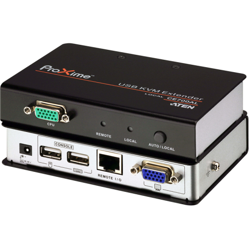 Удлинитель консоли USB (клав.+мышь+мон.) на 150м/ DUAL CONSOLE USB KVM EXTENDER W/ 1.8M (CE700A)