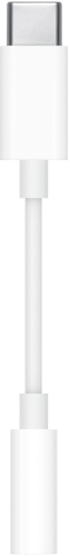 Кабель Apple MU7E2FE/ A Jack 3.5 (f)-USB Type-C (m) 0.1м белый (MU7E2FE/A)