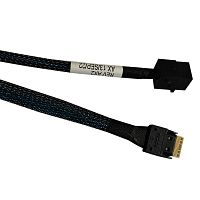 Кабель Amphenol RSL38-2804 Slimline SASx4 (SFF8654) -to- HD MiniSAS x4 (SFF8643) 80cm