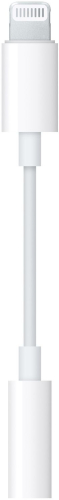 Переходник Apple A1749 MMX62FE/ A Jack 3.5 (f)-Lightning (f) 0.1м белый (MMX62FE/A)