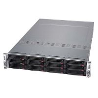 SYS-6029TR-DTR 2*node (2*LGA3647, C621, 8*DDR4(2933), 6*3.5" HS SATA3, 2*PCIE, 2*Glan, IPMI lan, 2*USB 3.0, VGA, COM) 2*1200W