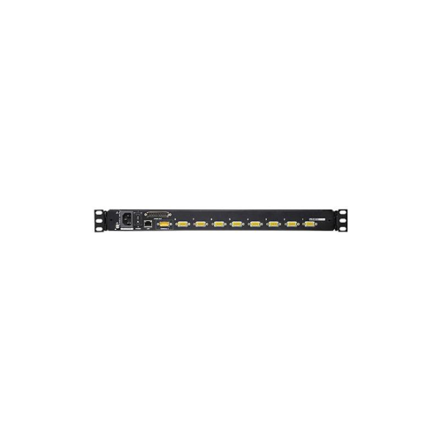 8-портовый IP KVM-переключатель с ЖК-дисплеем Slideaway/ ATEN/ SINGLE RAIL 8P PS/ 2-USB LCDKVMP 19INCH WIH IP (CL5708INR)