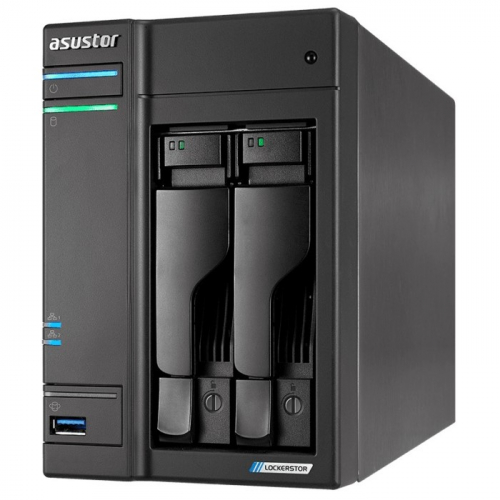 Сетевое хранилище Asustor LOCKERSTOR 2 AS6602T (90IX01F0-BW3S10) фото 4