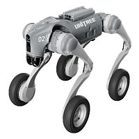 Бионический четырехопорный колесный робот бренда Unitree модели Go2-W версии Smart Edition (GO2-W-SMART)