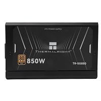 Блок питания 850W/ Thermalright, 850W 80+ Gold (ATX, 3.1, PCIe 5.1, Full modular, 1x24(20+4)pin 600mm, 2xCPU 8(4+4)pin 650mm, 2xPCIe*2 8(6+2)pin 650+150mm, 1x12VHPWR PCIe 5.1 12+4pin 600mm, 2xSATA*4 450+150+150+150mm, 1xMOLEX4pin* (TR-SG850)