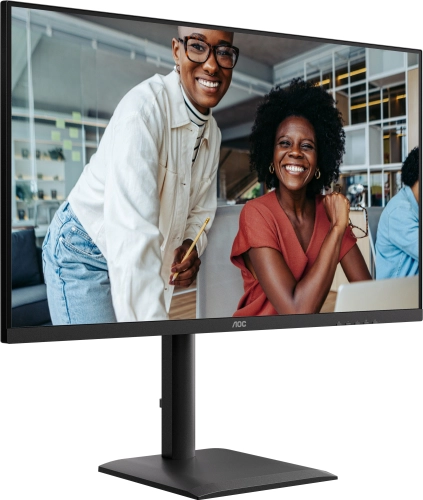 Монитор AOC 31.5 Монитор AOC 31.5 Q32E4U черный IPS LED 4ms 16:9 HDMI M/M матовая HAS Piv 350cd 178гр/178гр 2560x1440 100Hz DP 2K USB 9.01кг фото 4