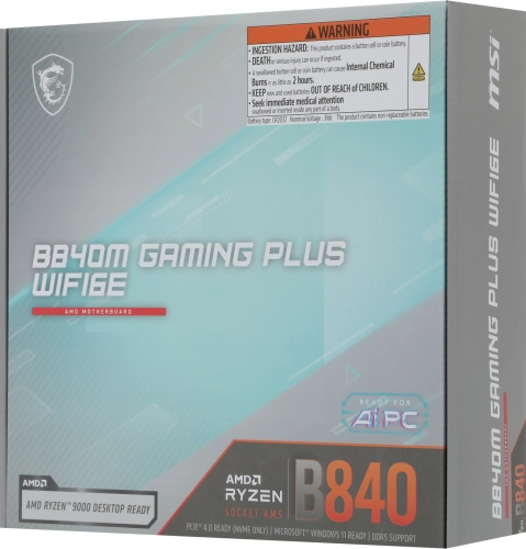 Материнская плата/ B840M GAMING PLUS WIFI6E фото 23