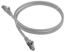 Патч-корд LANMASTER LSZH FTP кат.6, 10 м, серый (LAN-PC45/S6-10-GY)