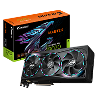 Видеокарта Gigabyte RTX5070 MASTER 12GB GDDR7 192bit 3xDP HDMI 3FAN RTL (GV-N5070AORUS M-12GD)