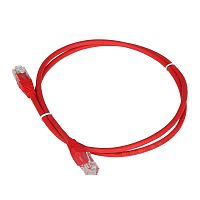 Патч-корд TWT UTP кат.5e, с заливными колпачками, 20.0 м, красный (TWT-45-45-20-RD)