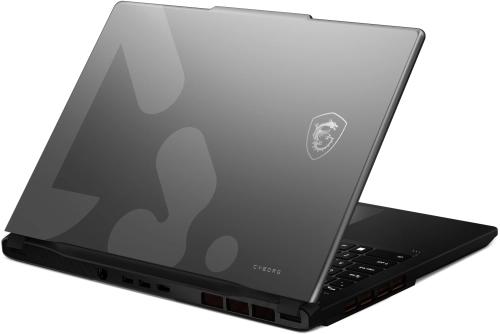 Ноутбук MSI Cyborg 15 C2WF-014XRU Core 7 240H 16Gb SSD1Tb NVIDIA GeForce RTX 5060 8Gb 15.6 IPS FHD (1920x1080) FreeDOS grey WiFi BT Cam (9S7-15T121-014) фото 6
