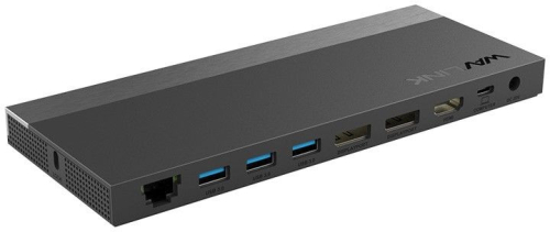 Docking Station WAVLINK USB-C GEN2 4K Universal / 100W PowerDelivery Include 20V/ 6.5A Power Adapter/ 4xUSB3.0/ 1xUSB C/ 2xDP 4K 60HZ/ 1xHDMI 4K 60HZ/ 1xGigabit LAN/ 1xAudio In/ Out/ 1xSD/ Micro SD CardReader (WL-UMD01R PRO) фото 2