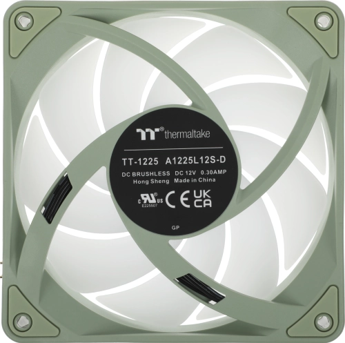 Вентилятор для корпуса Thermaltake CT120 EX Sync Matcha ARGB 120х120x25 зеленый 4-pin 28.5дБ (упак.:3шт) (CL-F196-PL12MG-A) Ret фото 6
