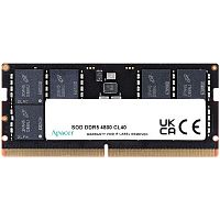 Apacer DDR5 8GB 4800MHz SO-DIMM (PC5-38400) CL40 1.1V (Retail) 1024*16 3 years (AS08GHB48CTDBGH/ FS.08G2A.RTH)