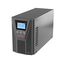 Онлайн ИБП ДКС серии Small Tower, 1000 ВА/900 Вт, 1/1, 2xSchuko, EPO, USB, RS-232, RJ45, 3x7Ач (SMALLT1A10S)