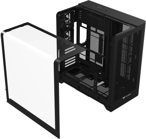 Корпус Thermaltake View 390 Air черный без БП E-ATX 2x120mm 2xUSB3.0 1xUSB3.1 audio bott PSU (CA-11F-00M1WN-00) фото 31