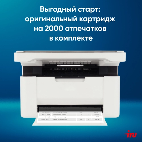 МФУ лазерный IRU Strato HM2401DNW A4 Duplex Net WiFi белый фото 27