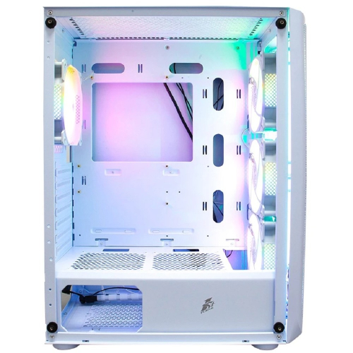 1STPLAYER FIREBASE X4 White / ATX, TG / 4x120mm LED fans inc. / X4-WH-4F1-W фото 2