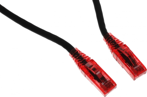 Патч-корд Hyperline PC-LPM-UTP-RJ45-RJ45-C5e-2M-LSZH-BK UTP RJ-45 вил.-вилка RJ-45 кат.5E 2м черный LSZH 24AWG (1843049) (1843049#MLN)