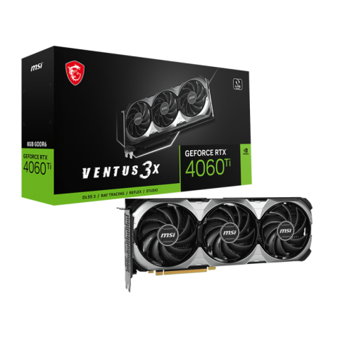 Видеокарта/ GeForce RTX 4060 Ti 8G VENTUS 3X E1