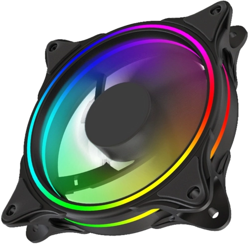 Вентилятор для корпуса Bloody BD-CF120ARGB3 ARGB 120х120x25 черный 4-pin 26дБ (BD-CF120ARGB3-BK) Ret фото 4