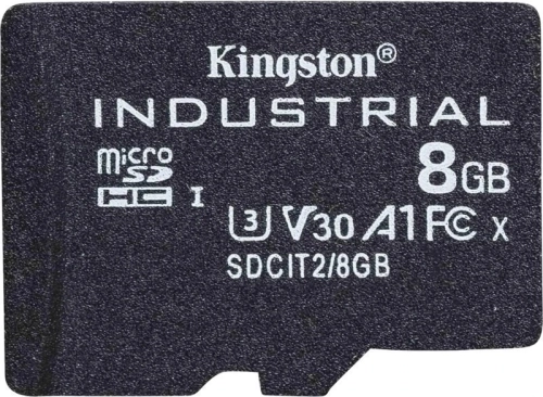 Флеш карта microSDHC 8Gb Class10 Kingston [SDCIT2/8GBSP] Industrial Temperature Class UHS-I без адаптера