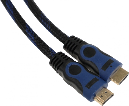 Кабель соединительный аудио-видео Premier 5-813BL HDMI (m)/ HDMI (m) 20м. феррит.кольца черный/ синий (5-813BL 20.0)