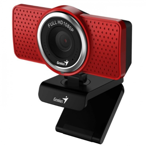 Веб-камера Genius ECam 8000 Red, 1080p FHD 2Mp CMOS (32200001401) фото 3