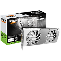 Видеокарта INNO3D RTX 5060 Twin X2 OC WHITE/ / RTX5060, HDMI, DP*3, 8G,D7 (N50602-08D7X-195070W)