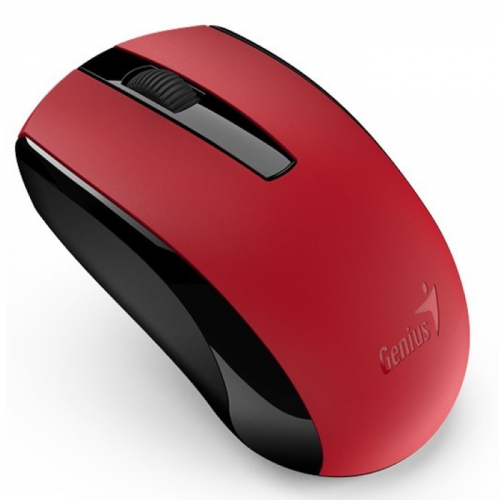 Мышь беспроводная Genius ECO-8100, 2.4 GHz, 800-1600 dpi, встроенный аккумулятор, Red (31030004403)