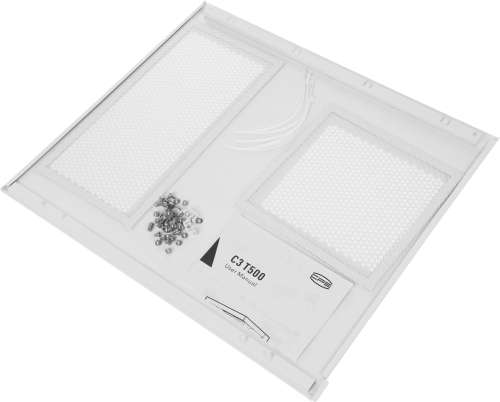 Корпус PcCooler C3 T500 BK белый без БП ATX 2xUSB3.0 1xUSB3.1 audio bott PSU (C3-T500WHD0-GL) фото 27