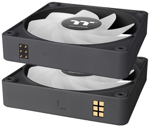 Вентилятор для корпуса Thermaltake CT140 EX Sync Reverse ARGB 140х140x25 черный 4-pin 32.8дБ (упак.:3шт) (CL-F193-PL14SW-A) Ret фото 2