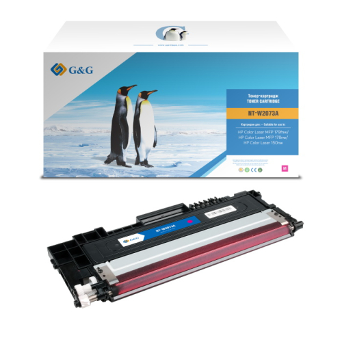 Тонер-картридж G&G NT-W2073A пурпурный 700 страниц для HP Color Laser 179fnw/ 178nw/ 150nw
