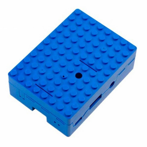 Корпус ACD RA184 Корпус ACD Blue ABS Plastic Building Block case for Raspberry Pi 3 B (CBPIBLOX-BLU) (494354)