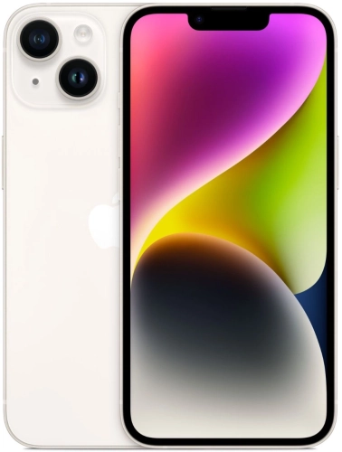 Смартфон Apple iPhone 14 A2884 256Gb 6Gb сияющ.зв. 3G 4G 6.1