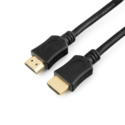 Кабель HDMI Cablexpert 19M/ 19M, v2.0, серия Light, позол.контакты, экран, 1.5м, черный, пакет (CC-HDMI4L-1.5M)