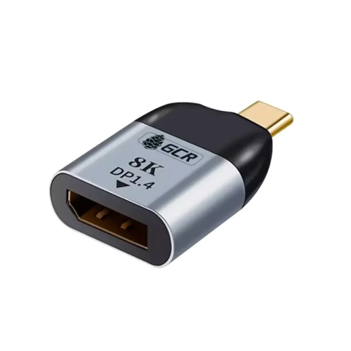 GCR Переходник USB Type C > DisplayPort 1.4 8K, M/ F, GCR-53390