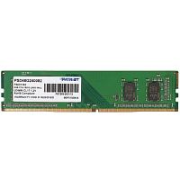 Модуль памяти PATRIOT DDR4 DIMM 8GB PC19200 2400MHz CL17 1.2V RTL (PSD48G240082)