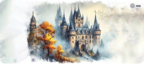 Коврик для мыши Cactus Castle 900x400x3мм (CS-MP-PRO13XXL)