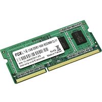 Модуль памяти Foxline DDR3 SODIMM 2GB 1600MHz PC12800 (256x8) CL11 1.5V (FL1600D3S11-2G)