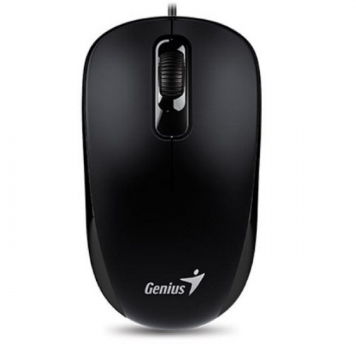 Мышь Genius DX-110, USB, Wired, 1000 dpi, Black (31010116100)