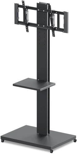 Подставка для телевизора Holder PR-107 черный 32-70 макс.60кг напольный поворот и наклон