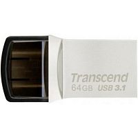 Эскиз Флеш-накопитель Transcend 64GB JetFlash 890 (TS64GJF890S)