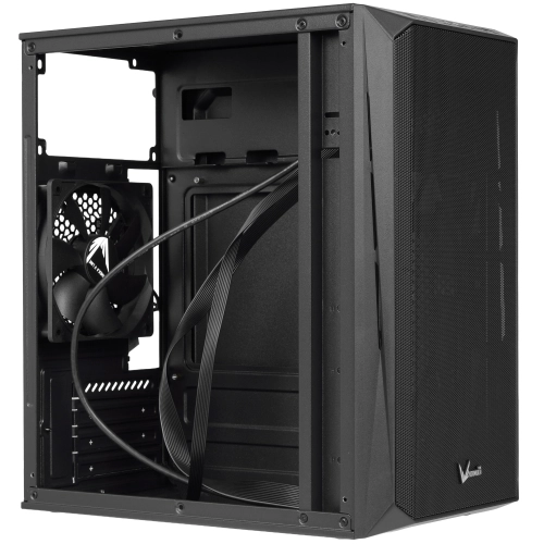 Formula CS-107 Black (mATX, без БП, Window, USB3.0 x1, USB2.0 x1, 12cm black fan x 1) (4711401660552) фото 3