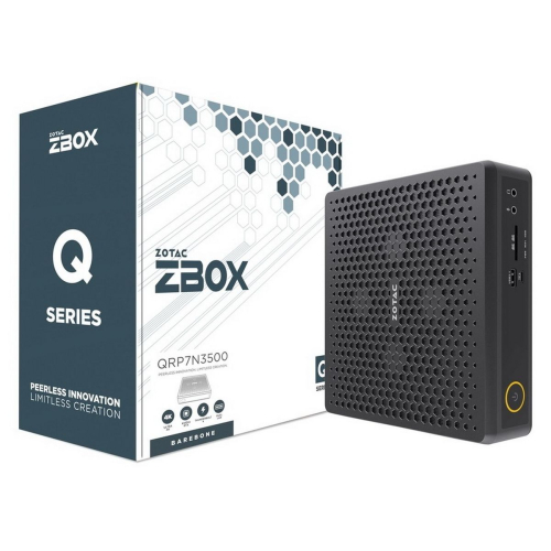 ZBOX-QRP7N3500-BE Barebone NVIDIA RTX 3500,Intel i7-13700HX, 2x DDR5 SODIMM slot, M.2 SSD M.2.SATA SSD, WIFI, BT, dual 2.5G LAN, 2x DP, 2x HDMI, EU+UK PLUG