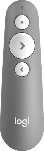 Презентер Logitech Презентер Logitech R500s Mid Grey серый, Bluetooth + 2.4 GHz, USB-ресивер , 3 программируемых кнопки, лазерная указка (100589) {8} (910-006528)