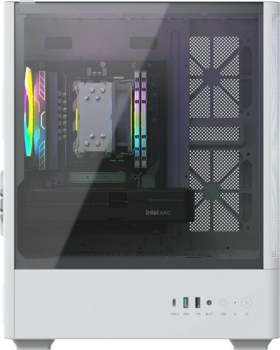 Компьютер Teclast G03 (G03 7500F32G1TB580WKRU) Компьютер Teclast G03 Ryzen 5 7500F (3.7) 32Gb SSD1Tb Arc B580 12Gb Windows 11 Pro GbitEth WiFi BT 500W белый (G03 7500F32G1TB580WKRU) фото 2