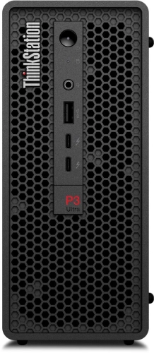 ПК Lenovo ThinkStation P3 Ultra SFF Core i9 13900K (3) 32Gb SSD1Tb UHDG 770 Windows 11 Professional 64 2.5xGbitEth+1xGbitEth 300W мышь клавиатура черный (30HBS64400)